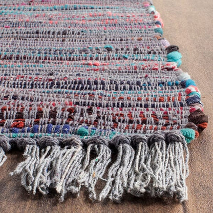 Safavieh Rag Rug Rar121K Aqua / Multi Area Rug