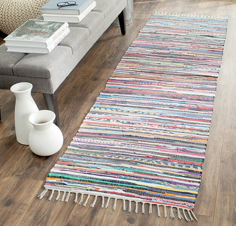 Safavieh Rag Rug Rar121M Grey / Multi Rugs.