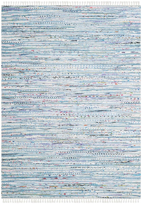 Safavieh Rag Rug Rar125A Light Blue/Multi Rug.