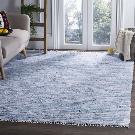 Safavieh Rag Rug Rar125A Light Blue/Multi Rug.