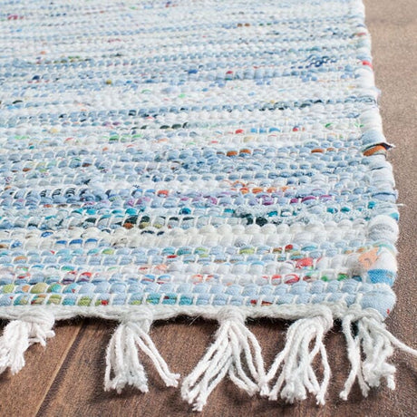 Safavieh Rag Rug Rar125A Light Blue/Multi Rug.