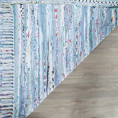 Safavieh Rag Rug Rar125A Light Blue/Multi Rug.