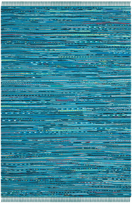 Safavieh Rag Rug Rar125C Turquoise/Multi Rug.