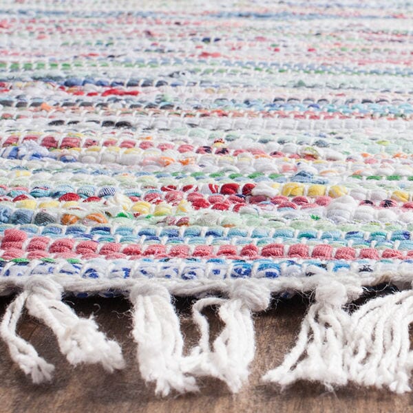 Safavieh Rag Rug Rar125D Light Green/Multi Rug.