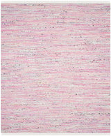 Safavieh Rag Rug Rar125E Light Pink/Multi Rug.