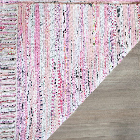 Safavieh Rag Rug Rar125E Light Pink/Multi Rug.