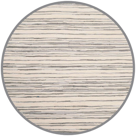 Safavieh Rag Rug Rar126A Ivory / Grey Rugs.