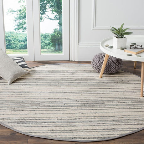 Safavieh Rag Rug Rar126A Ivory / Grey Rugs.