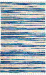 Safavieh Rag Rug Rar126B Ivory / Blue Rugs.