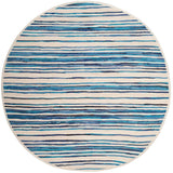 Safavieh Rag Rug Rar126B Ivory / Blue Rugs.