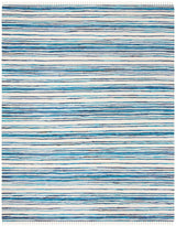 Safavieh Rag Rug Rar126B Ivory / Blue Rugs.
