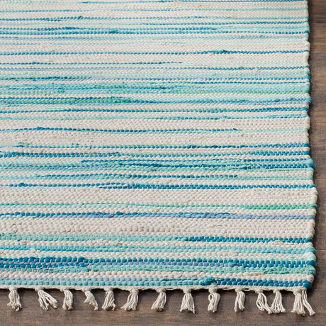 Safavieh Rag Rug Rar126D Ivory / Green Rugs.