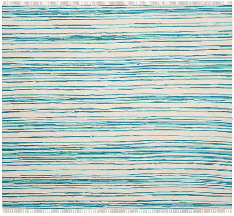 Safavieh Rag Rug Rar126D Ivory / Green Rugs.