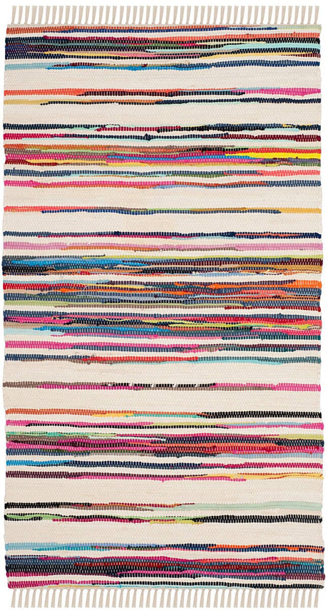 Safavieh Rag Rug Rar126G Ivory / Multi Rugs.