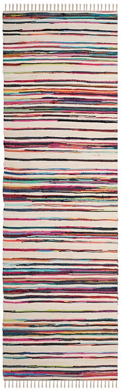 Safavieh Rag Rug Rar126G Ivory / Multi Rugs.