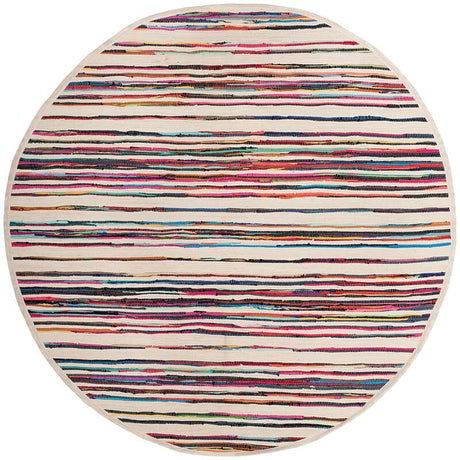 Safavieh Rag Rug Rar126G Ivory / Multi Rugs.