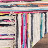 Safavieh Rag Rug Rar126G Ivory / Multi Rugs.