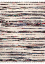 Safavieh Rag Rug Rar126Q Ivory / Charcoal Rugs.