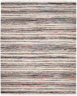 Safavieh Rag Rug Rar126Q Ivory / Charcoal Rugs.