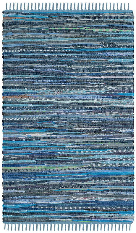 Safavieh Rag Rug Rar127B Blue / Multi Rugs.