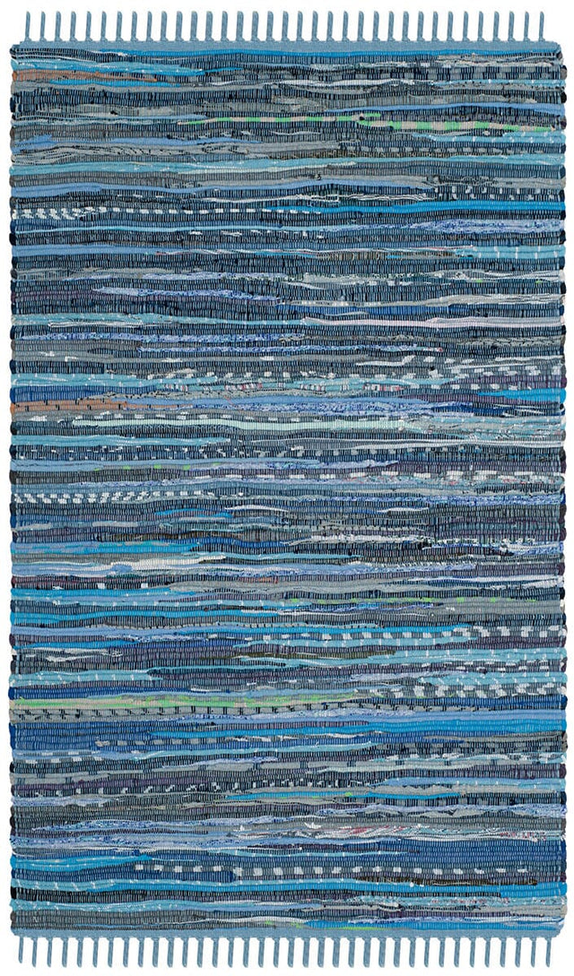 Safavieh Rag Rug Rar127B Blue / Multi Area Rug