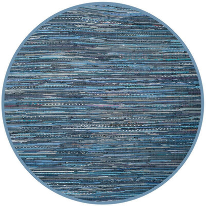 Safavieh Rag Rug Rar127B Blue / Multi Area Rug