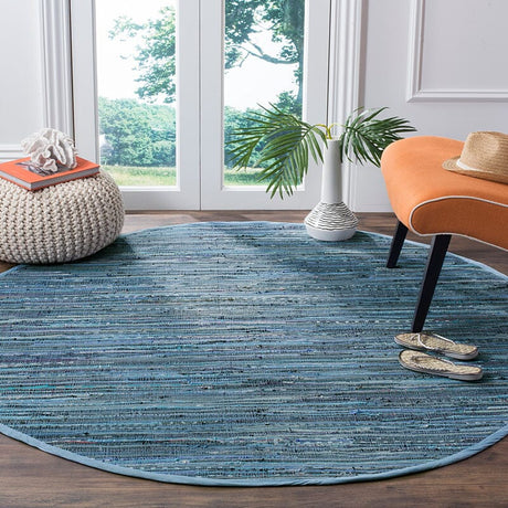 Safavieh Rag Rug Rar127B Blue / Multi Rugs.