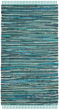 Safavieh Rag Rug Rar127C Turquoise / Multi Area Rug