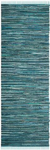 Safavieh Rag Rug Rar127C Turquoise / Multi Rugs.