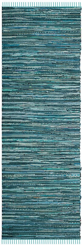 Safavieh Rag Rug Rar127C Turquoise / Multi Area Rug