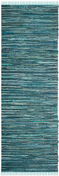 Safavieh Rag Rug Rar127C Turquoise / Multi Area Rug