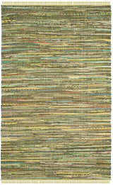 Safavieh Rag Rug Rar127D Light Green / Multi Rugs.