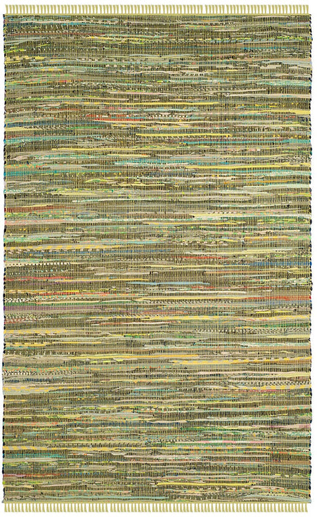 Safavieh Rag Rug Rar127D Light Green / Multi Rugs.