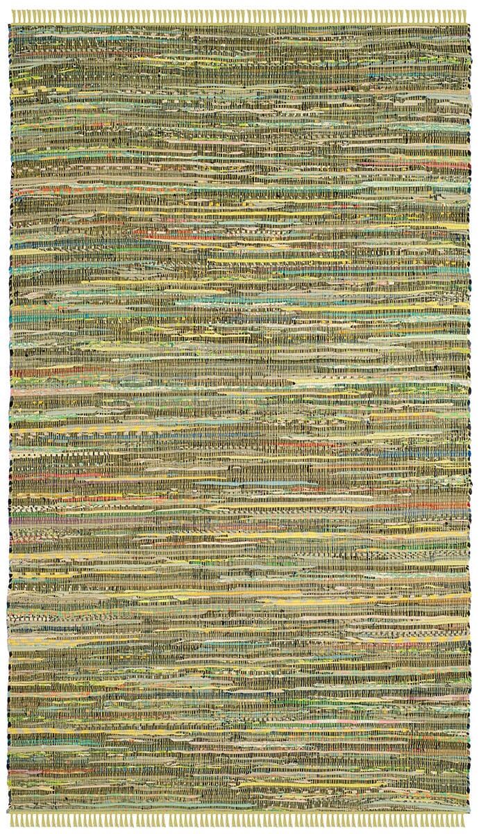 Safavieh Rag Rug Rar127D Light Green / Multi Area Rug