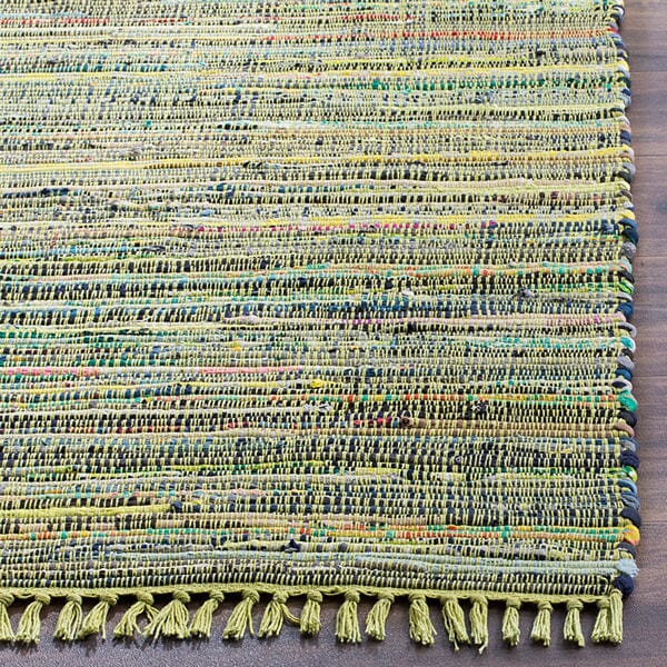 Safavieh Rag Rug Rar127D Light Green / Multi Area Rug