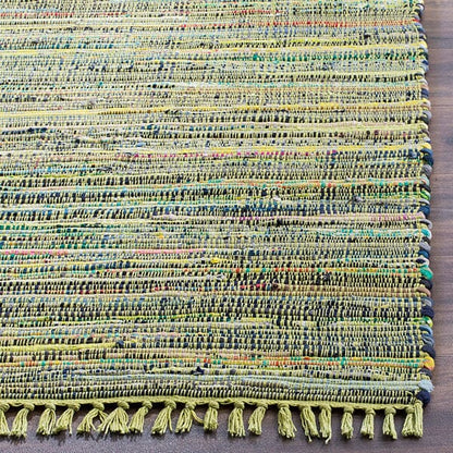 Safavieh Rag Rug Rar127D Light Green / Multi Area Rug