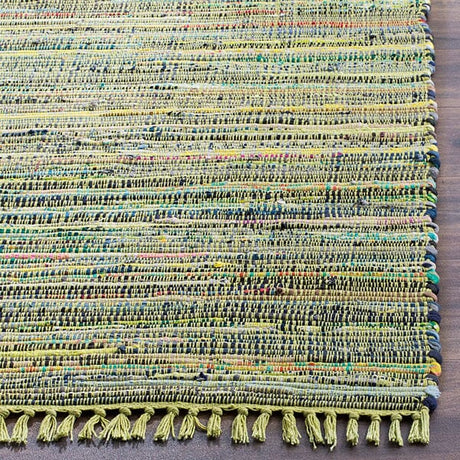 Safavieh Rag Rug Rar127D Light Green / Multi Rugs.