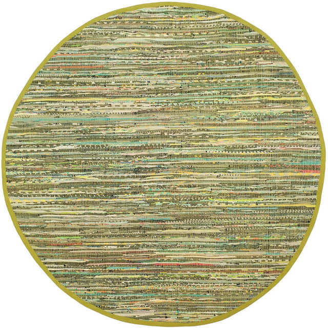 Safavieh Rag Rug Rar127D Light Green / Multi Rugs.