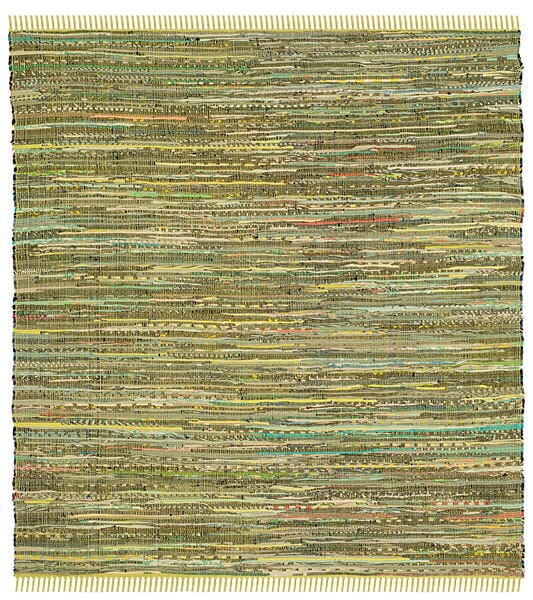 Safavieh Rag Rug Rar127D Light Green / Multi Area Rug