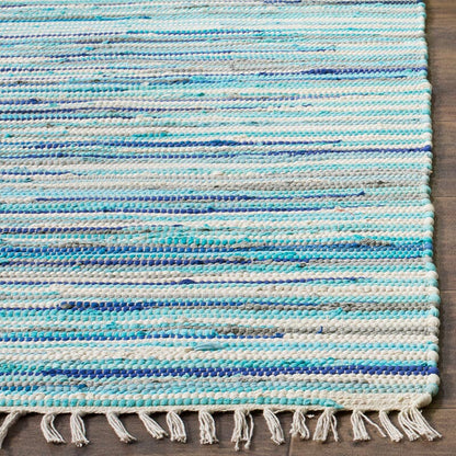 Safavieh Rag Rug Rar129C Turquoise / Multi Area Rug