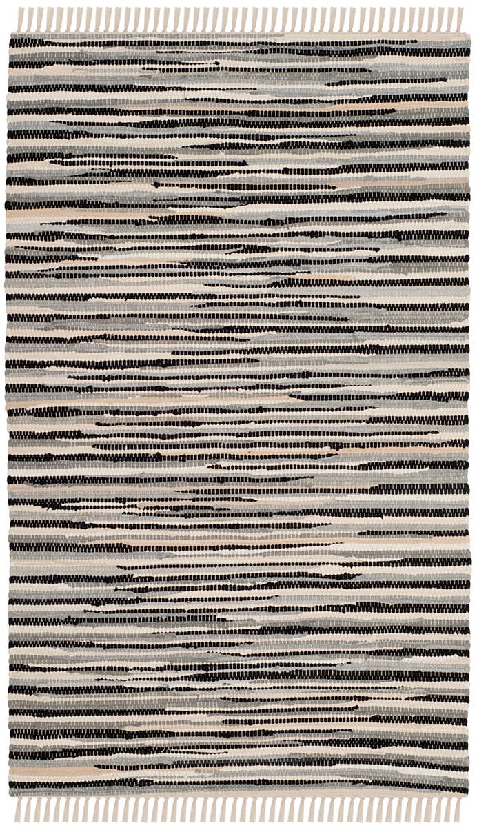 Safavieh Rag Rug Rar129Q Black / Multi Rugs.