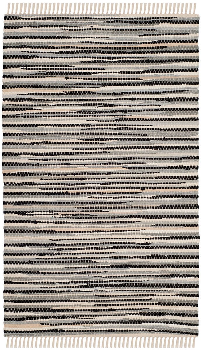 Safavieh Rag Rug Rar129Q Black / Multi Area Rug