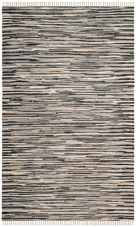Safavieh Rag Rug Rar129Q Black / Multi Rugs.