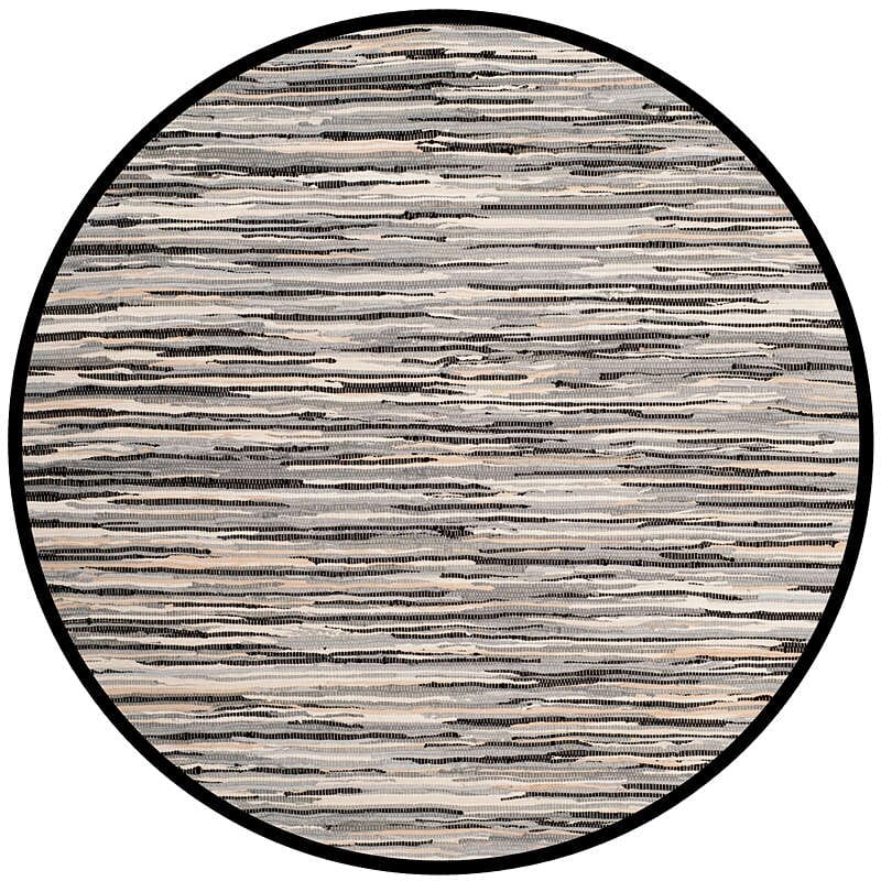 Safavieh Rag Rug Rar129Q Black / Multi Rugs.