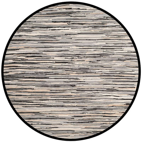 Safavieh Rag Rug Rar129Q Black / Multi Rugs.