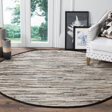 Safavieh Rag Rug Rar129Q Black / Multi Rugs.