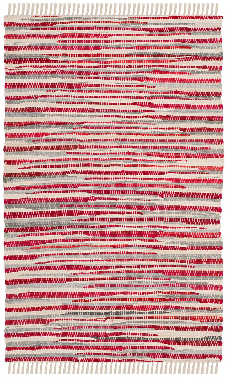 Safavieh Rag Rug Rar129R Red / Multi Area Rug