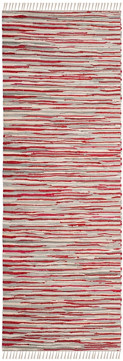 Safavieh Rag Rug Rar129R Red / Multi Area Rug