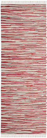 Safavieh Rag Rug Rar129R Red / Multi Rugs.