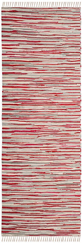 Safavieh Rag Rug Rar129R Red / Multi Area Rug